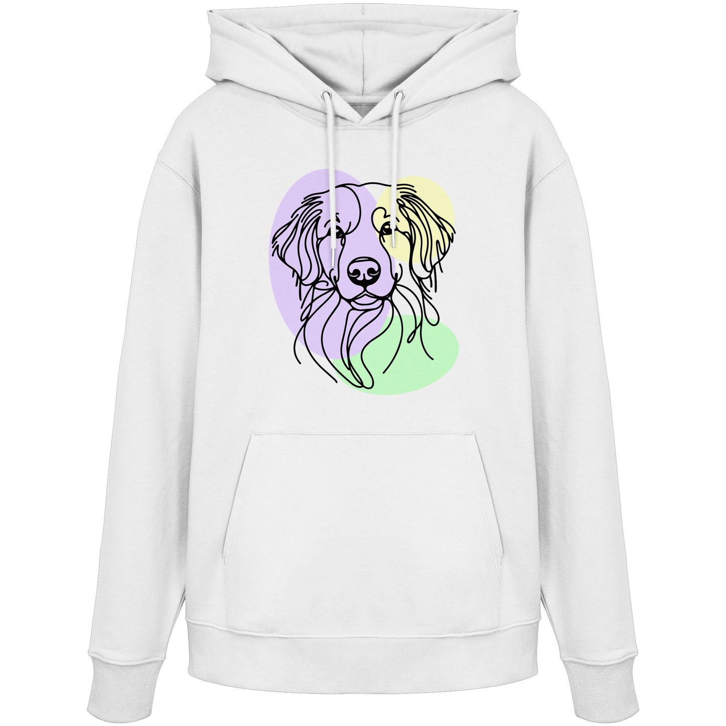 Line Art - Süßer Kooikerhondje - Organic Hoodie