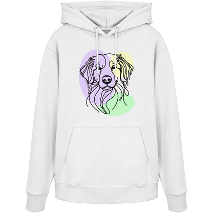 Line Art - Süßer Kooikerhondje - Organic Hoodie