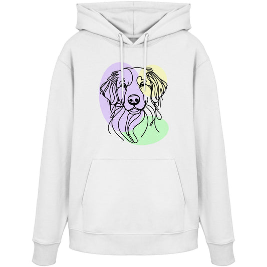 Line Art - Süßer Kooikerhondje - Organic Hoodie