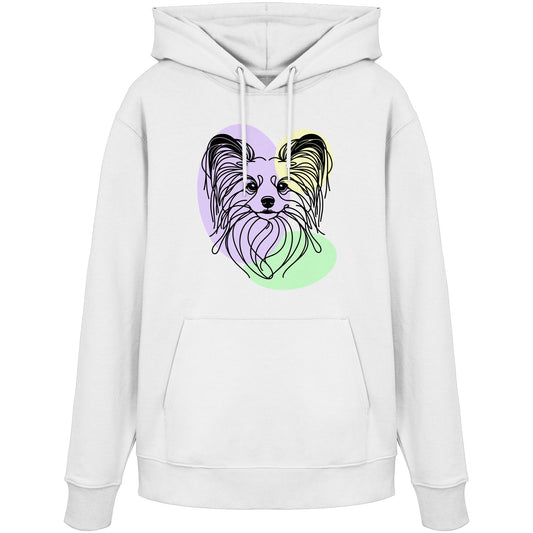 Line Art - Süßer Papillon - Organic Hoodie
