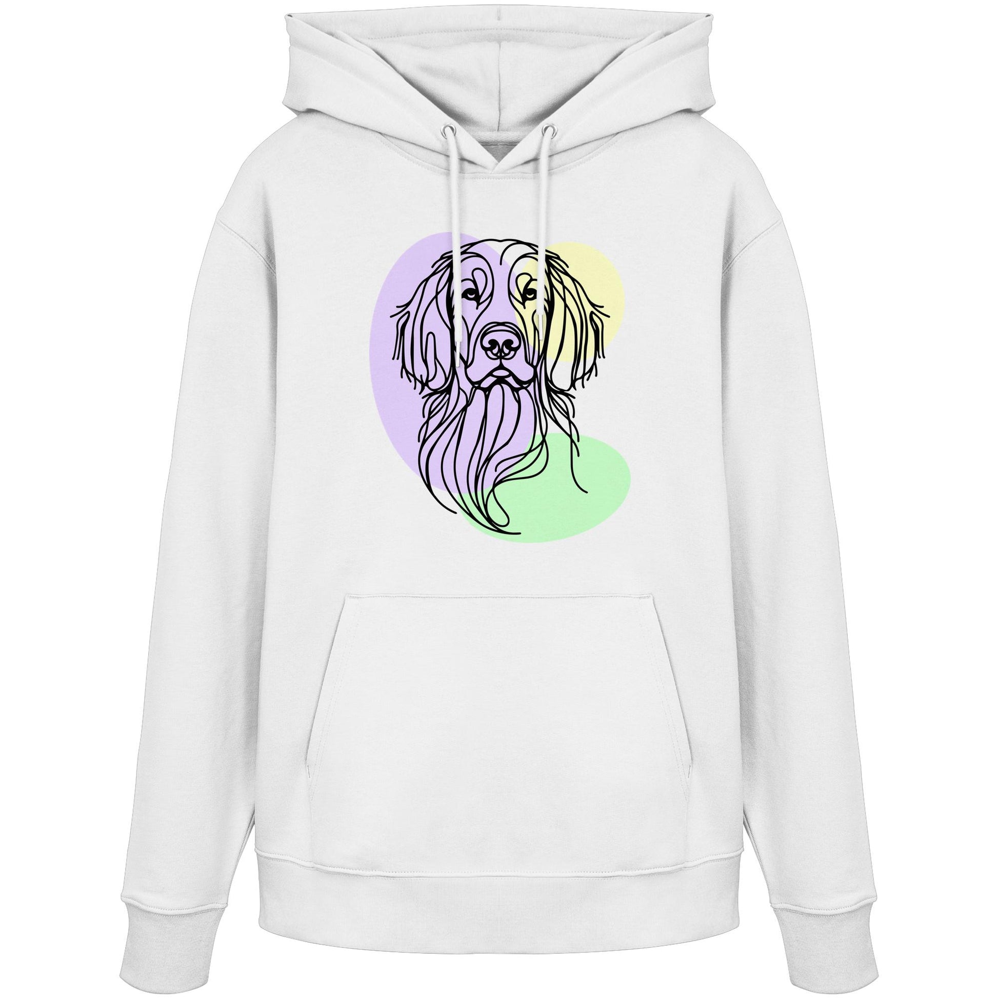 Line Art - Süßer Irish Setter - Organic Hoodie