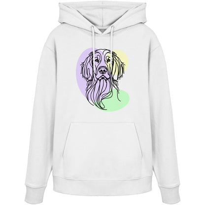 Line Art - Süßer Irish Setter - Organic Hoodie