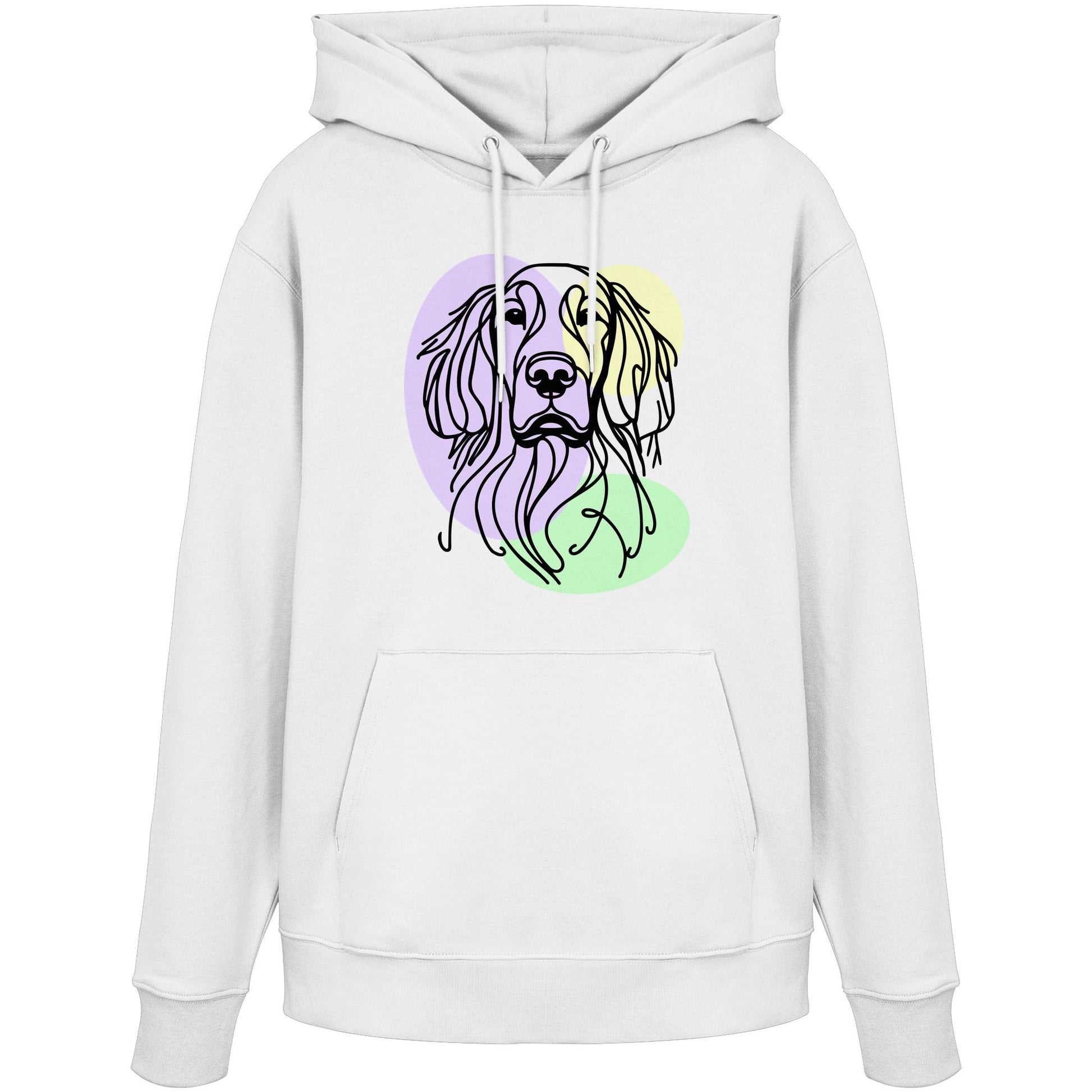 Line Art - Süßer Gordon Setter - Organic Hoodie
