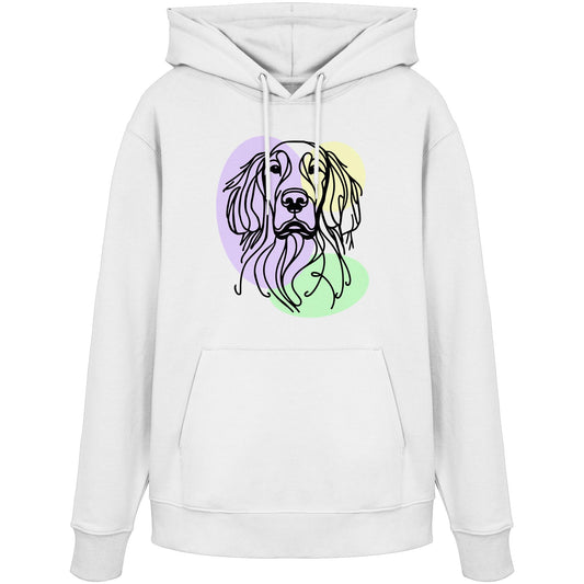 Line Art - Süßer Gordon Setter - Organic Hoodie