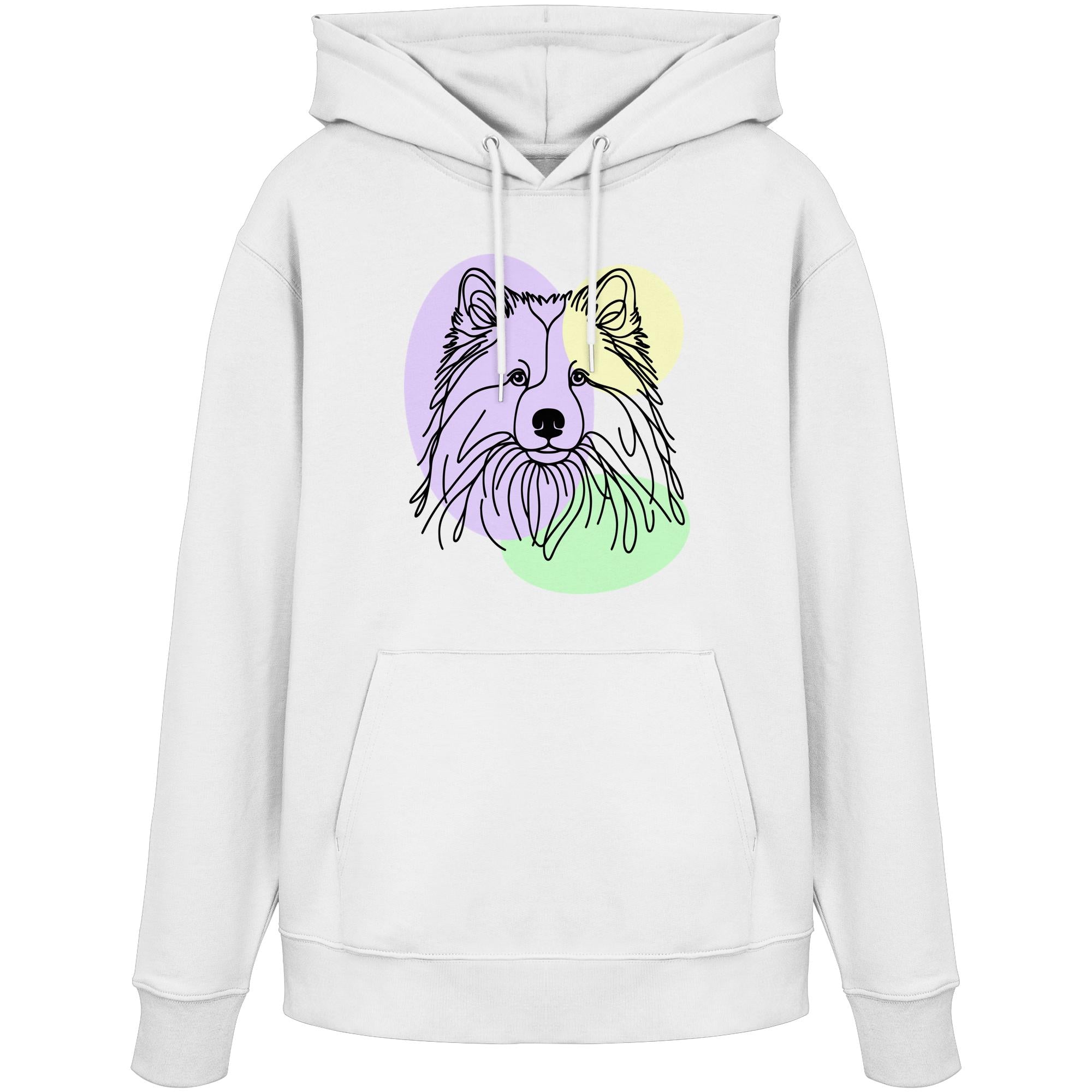 Line Art - Süßer Eurasier - Organic Hoodie