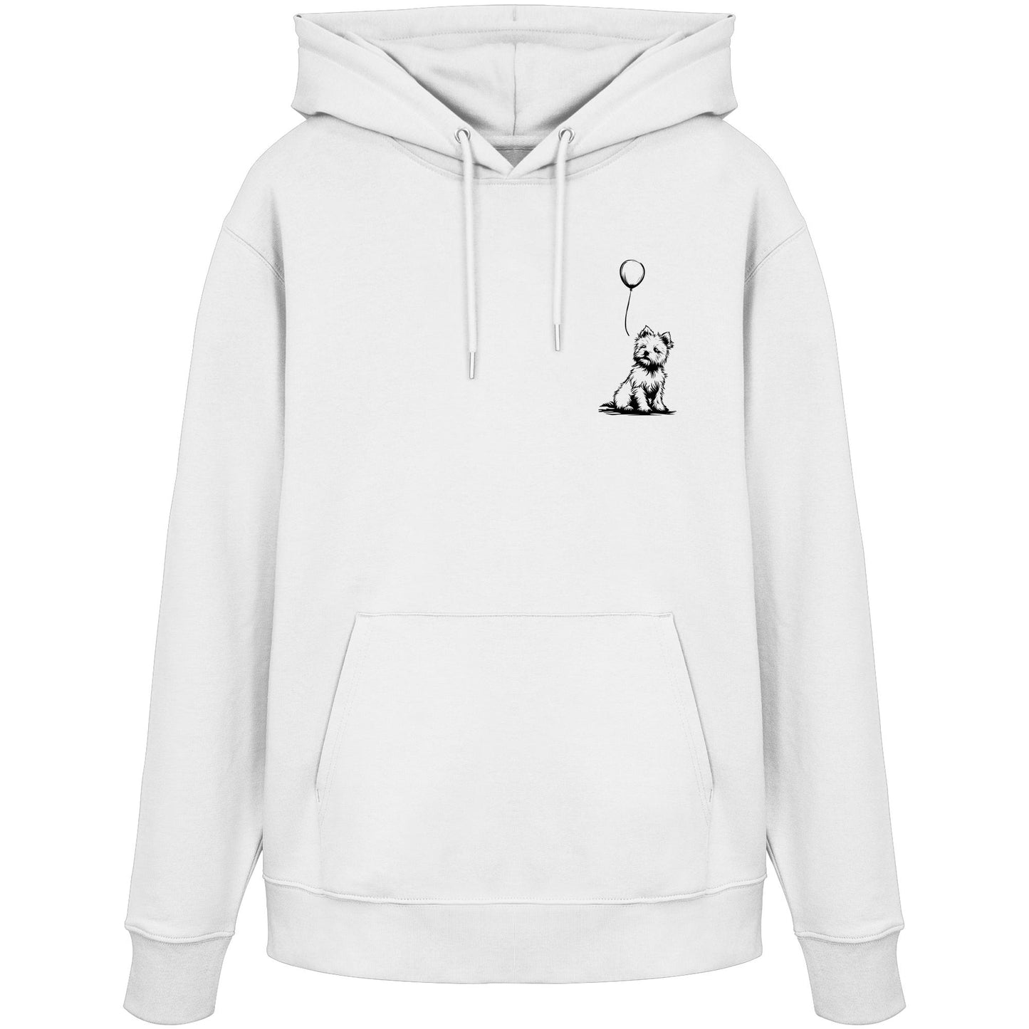 Ballon West Highland White Terrier - Organic Hoodie