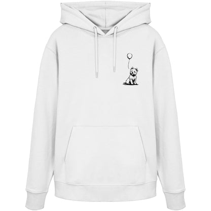 Ballon West Highland White Terrier - Organic Hoodie