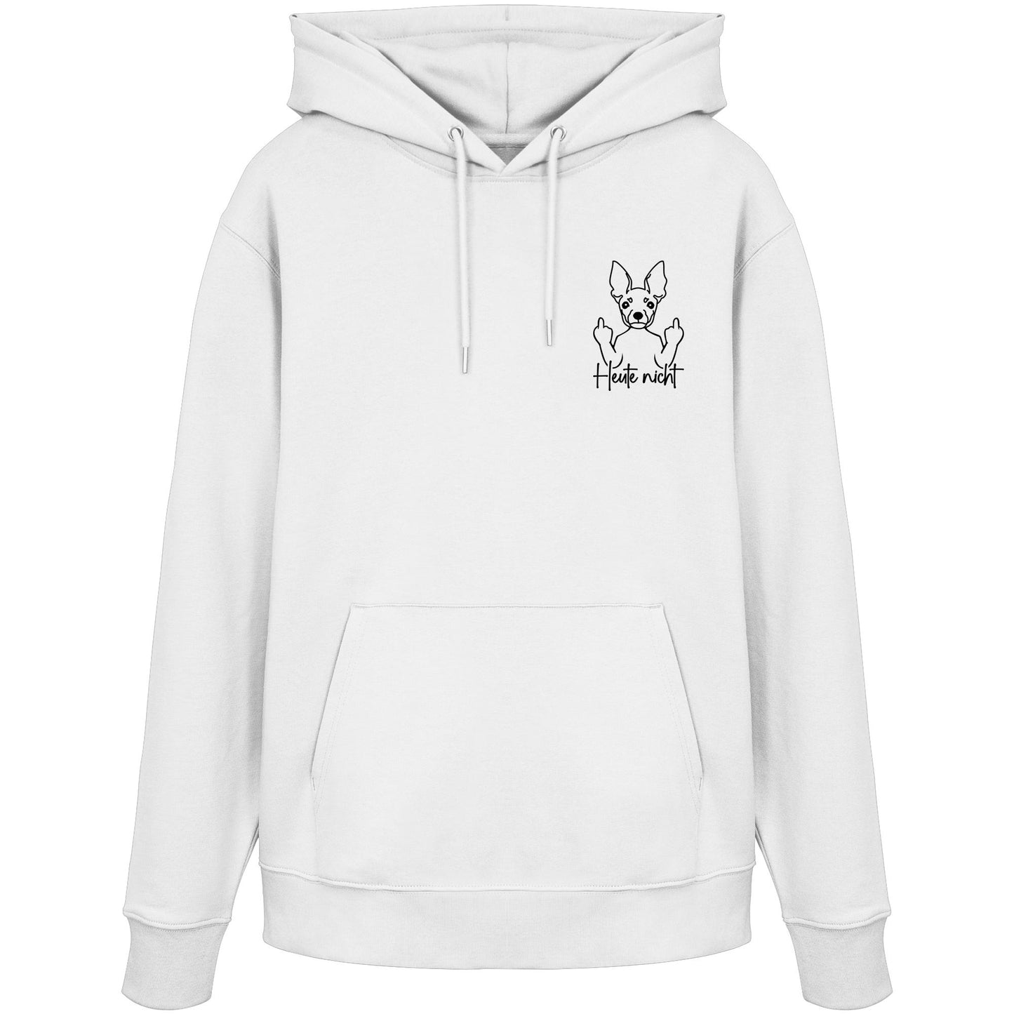 Heute nicht - Zwergpinscher - Organic Hoodie