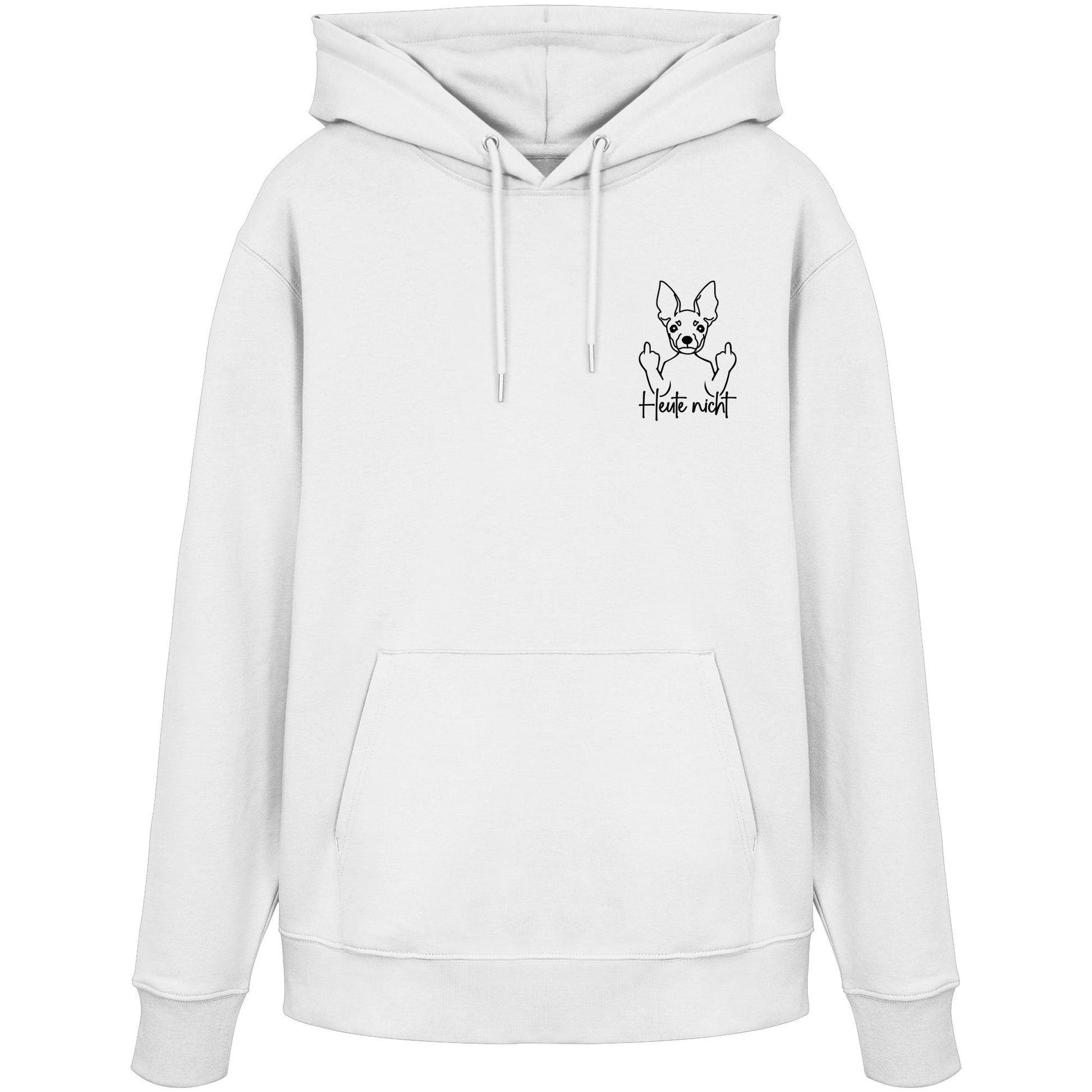 Heute nicht - Zwergpinscher - Organic Hoodie