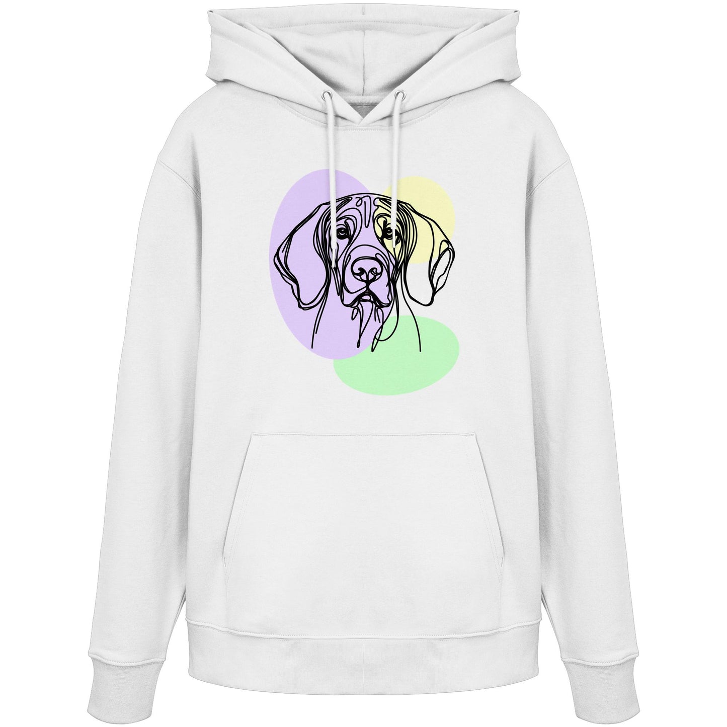 Line Art - Süßer Bayerischer Gebirgsschweißhund - Organic Hoodie