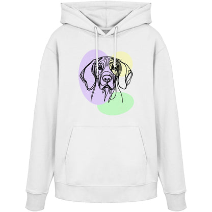 Line Art - Süßer Bayerischer Gebirgsschweißhund - Organic Hoodie