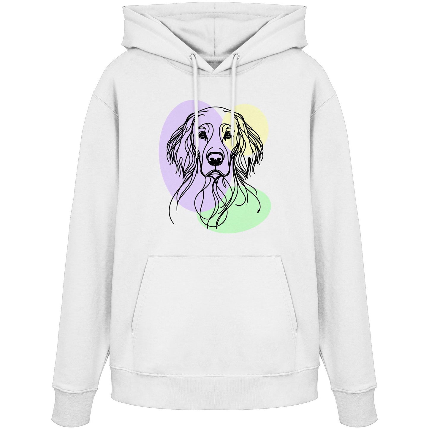 Line Art - Süßer English Setter - Organic Hoodie