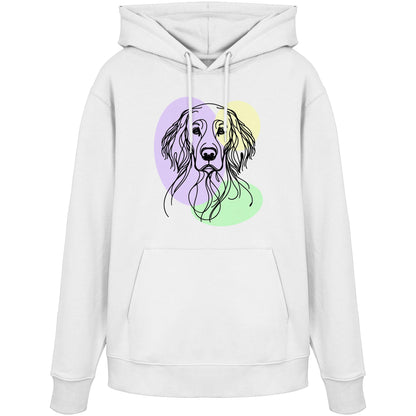 Line Art - Süßer English Setter - Organic Hoodie