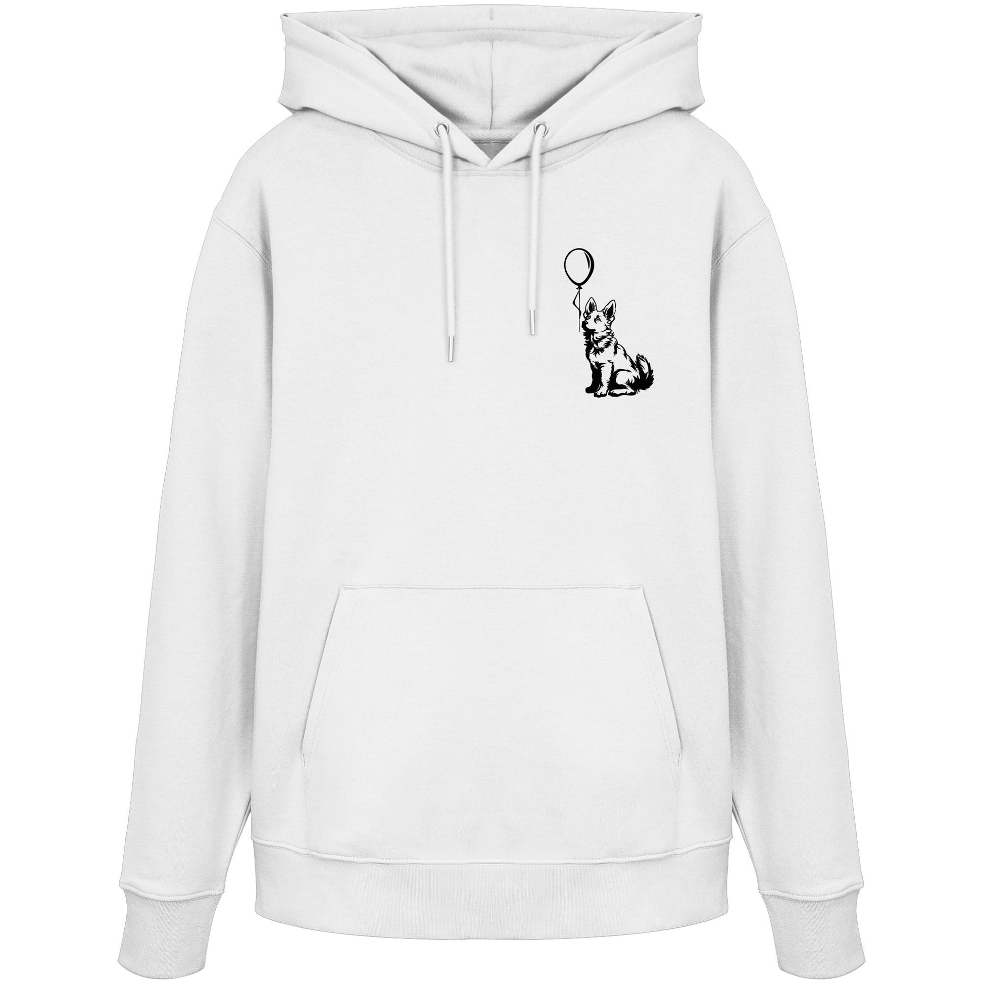 Ballon Weißer Schäferhund - Organic Hoodie