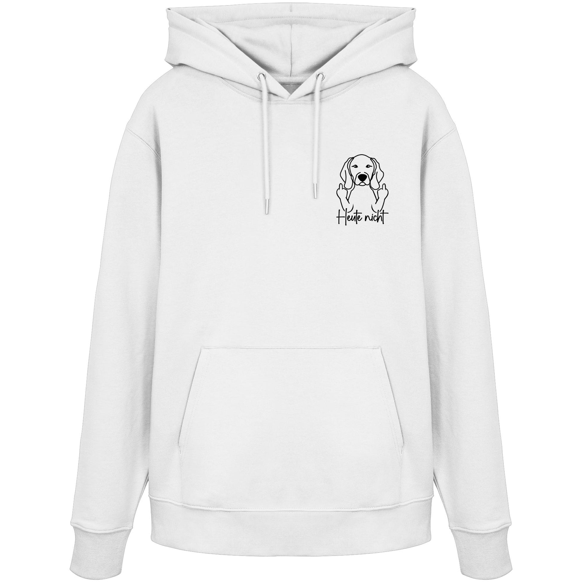 Heute nicht - Weimaraner - Organic Hoodie