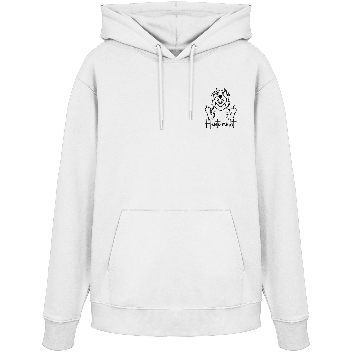 Heute nicht - Australian Shepherd - Organic Hoodie