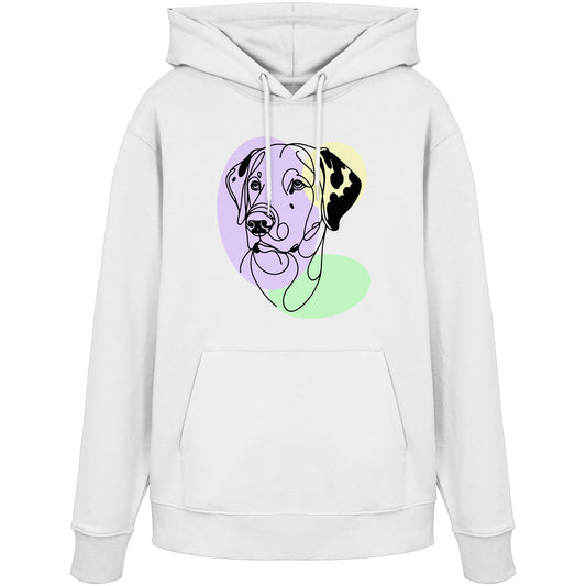 Line Art - Süßer Dalmatiner - Organic Hoodie