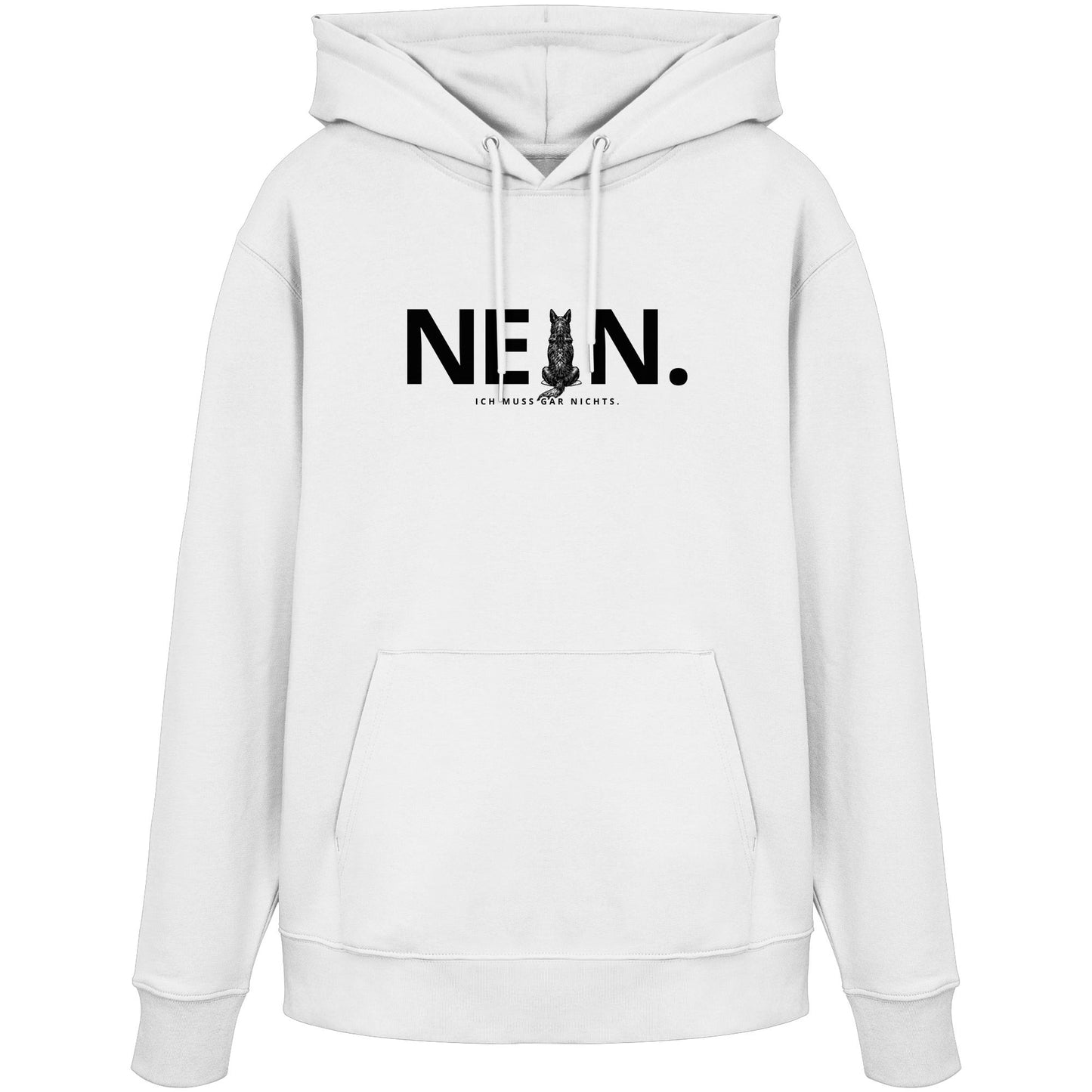Nein. Ich muss gar nichts. - Australian Kelpie - Organic Hoodie