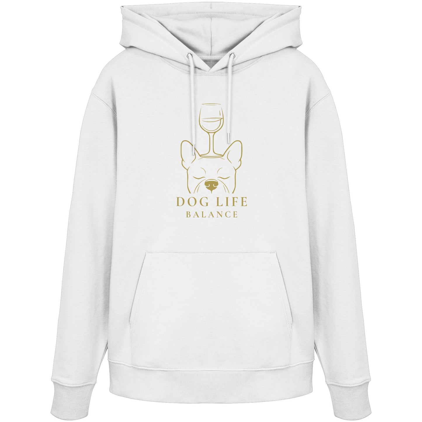 Dog Life Balance - Französische Bulldogge - Organic Hoodie