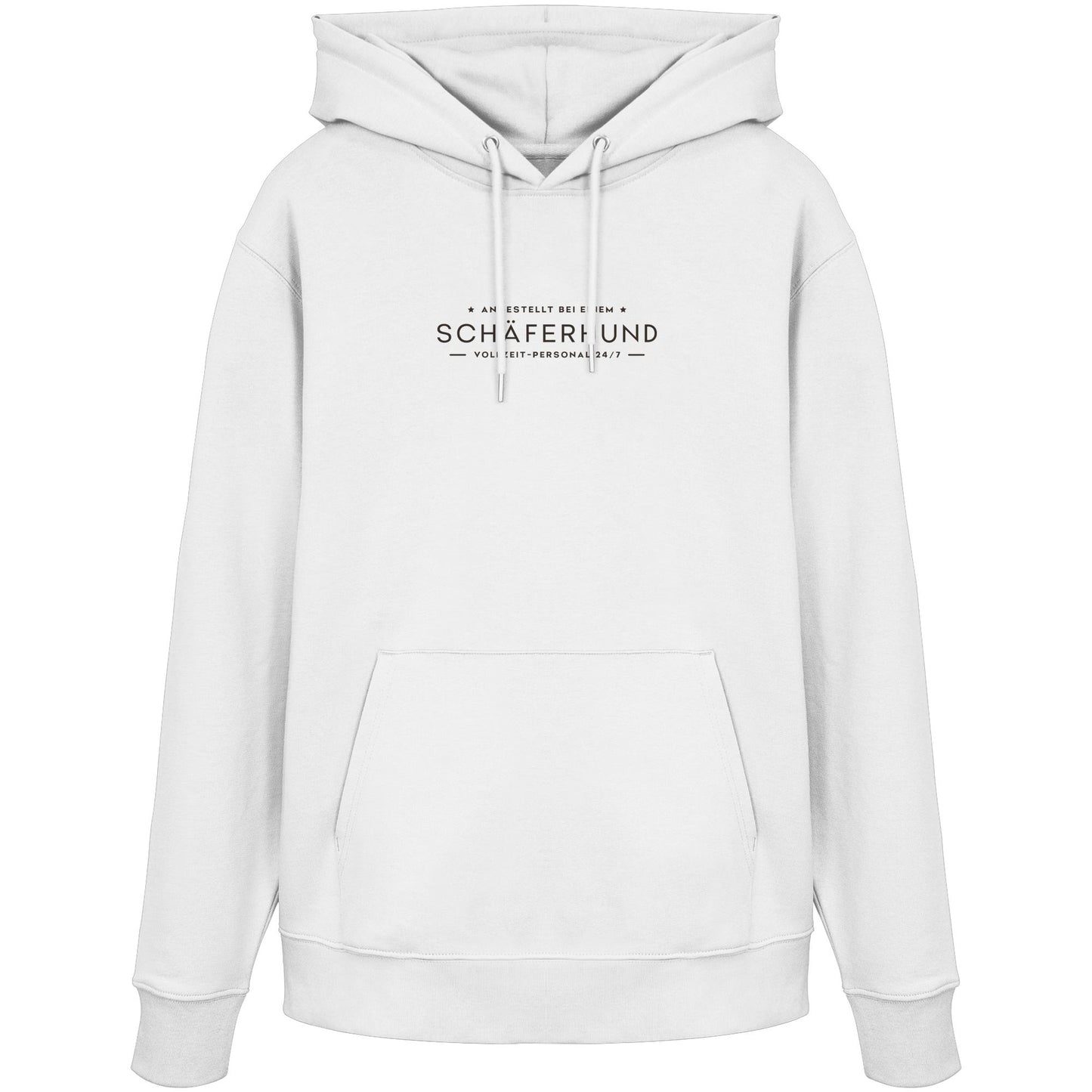 Vollzeit-Personal - Schäferhund - Organic Hoodie