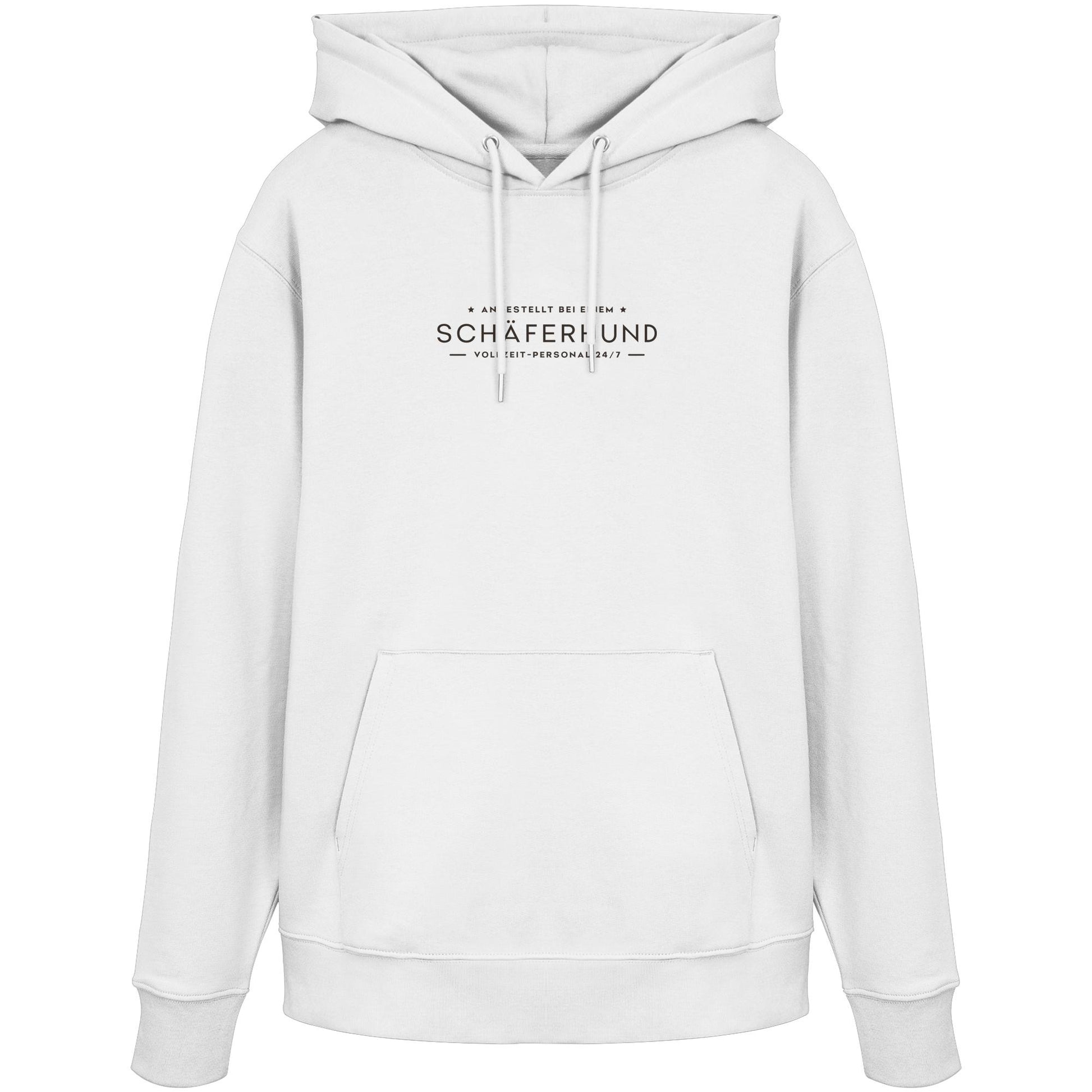 Vollzeit-Personal - Schäferhund - Organic Hoodie