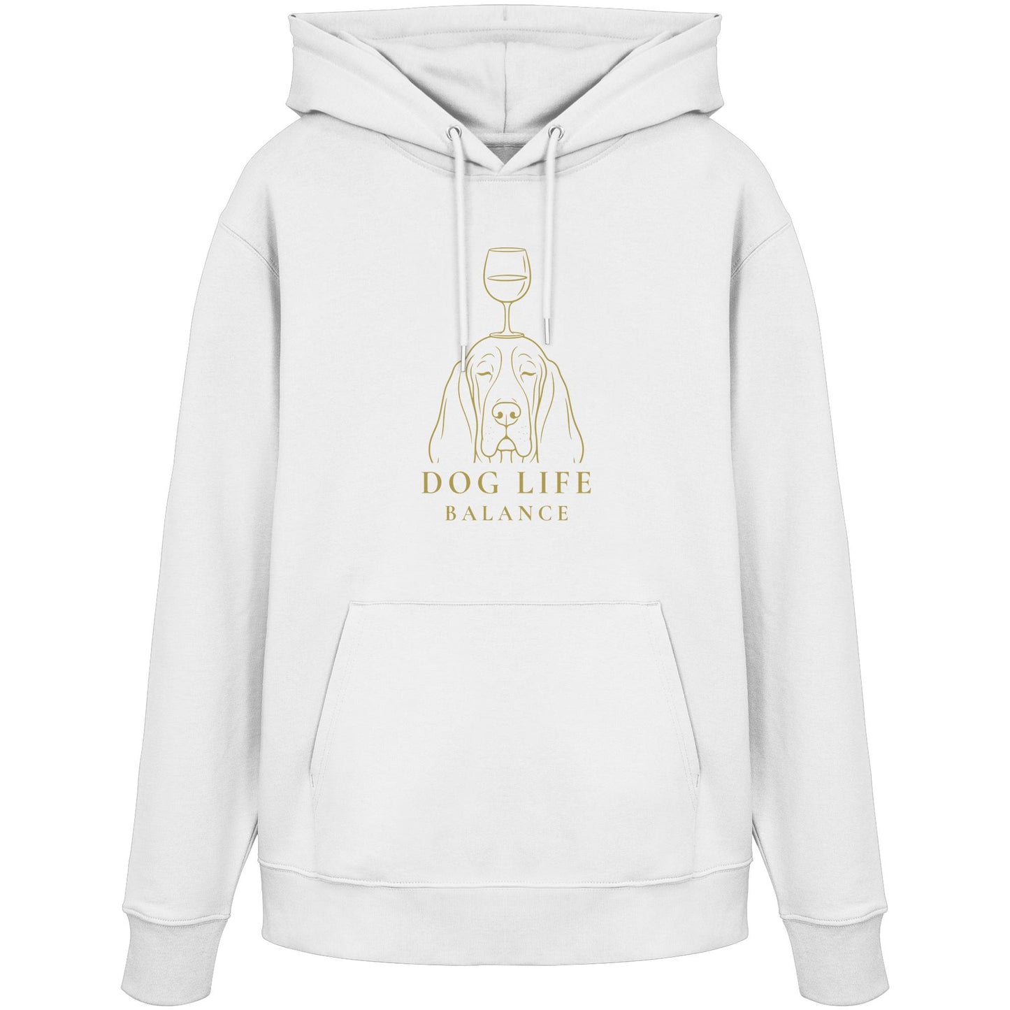Dog Life Balance - Basset Hound - Organic Hoodie