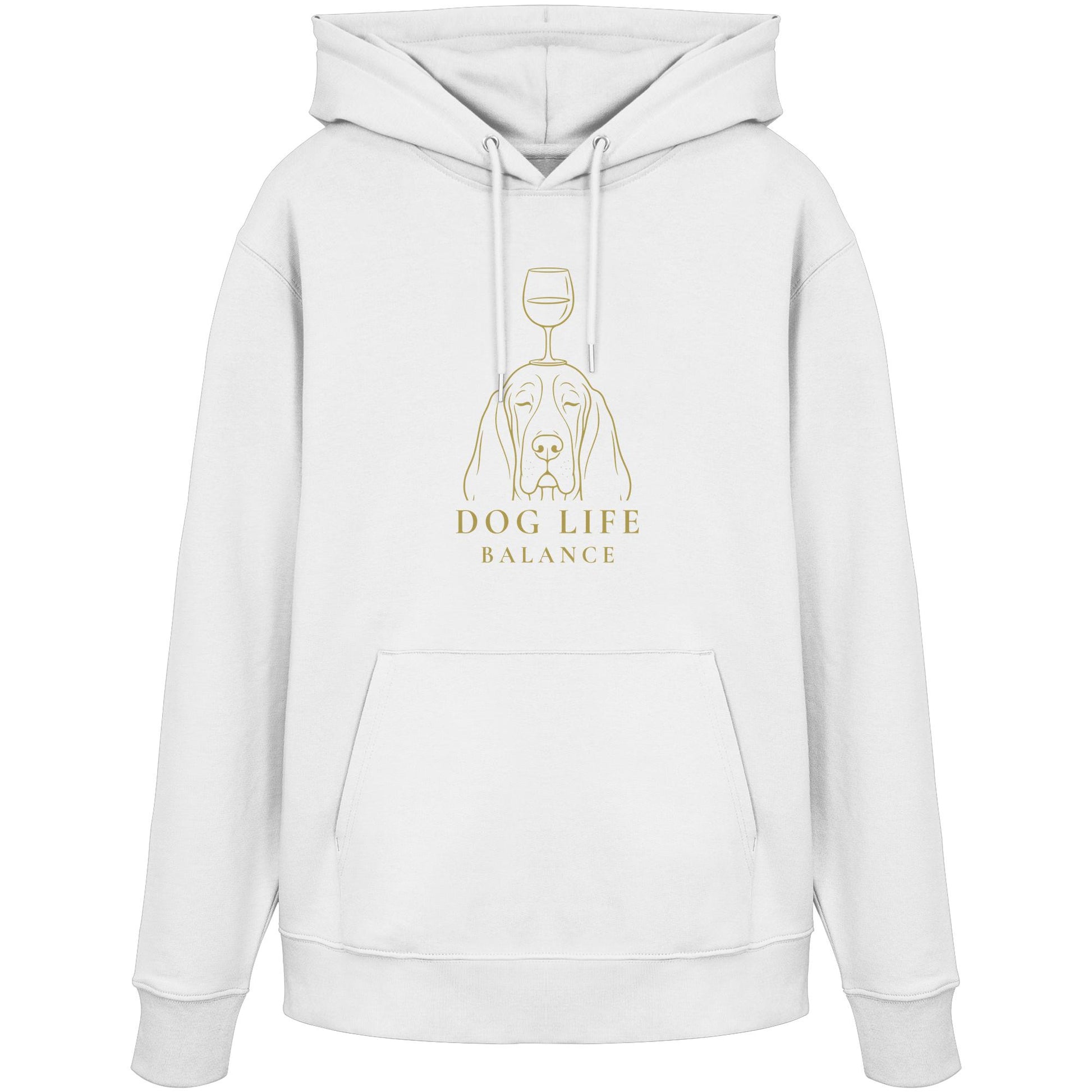 Dog Life Balance - Basset Hound - Organic Hoodie