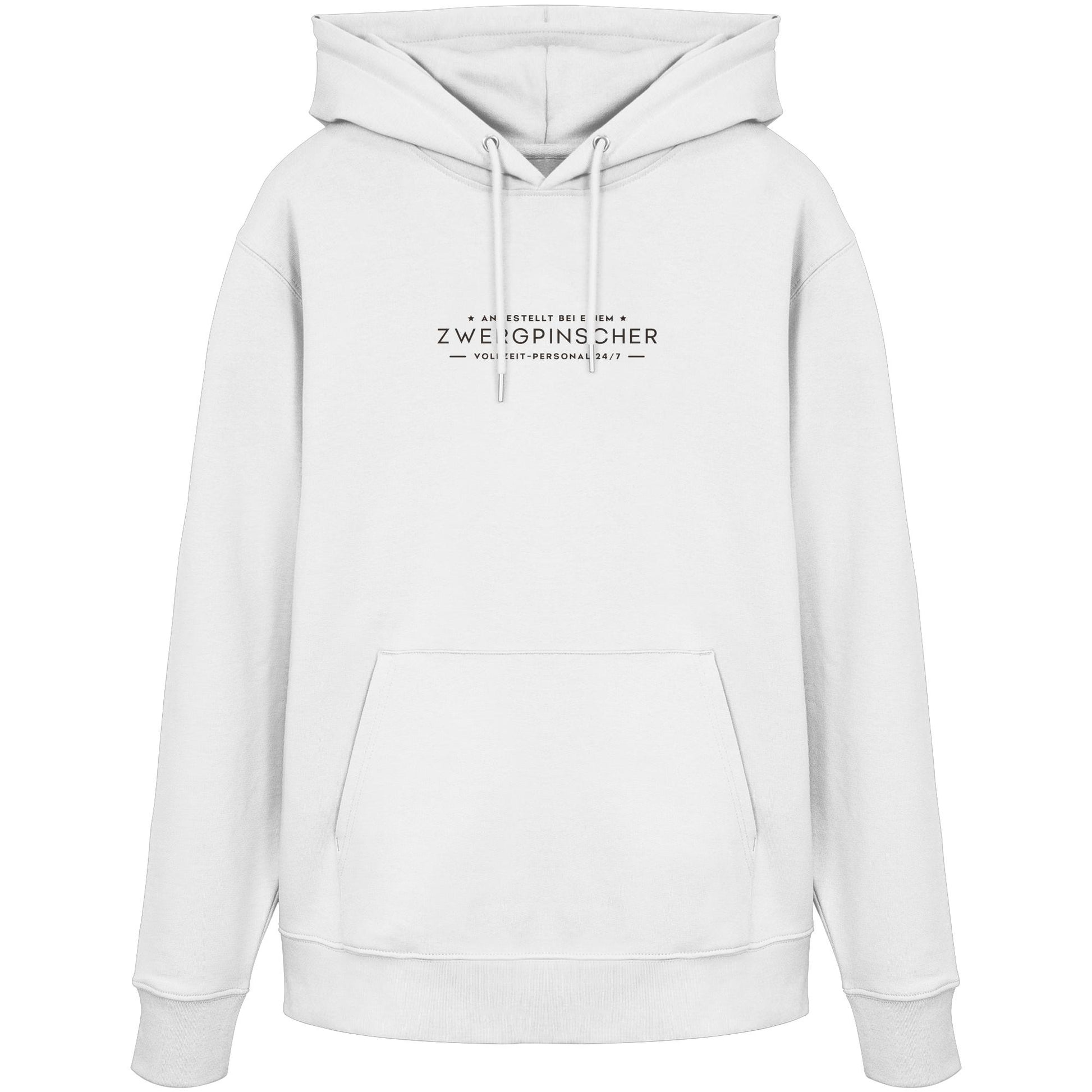 Vollzeit-Personal - Zwergpinscher - Organic Hoodie
