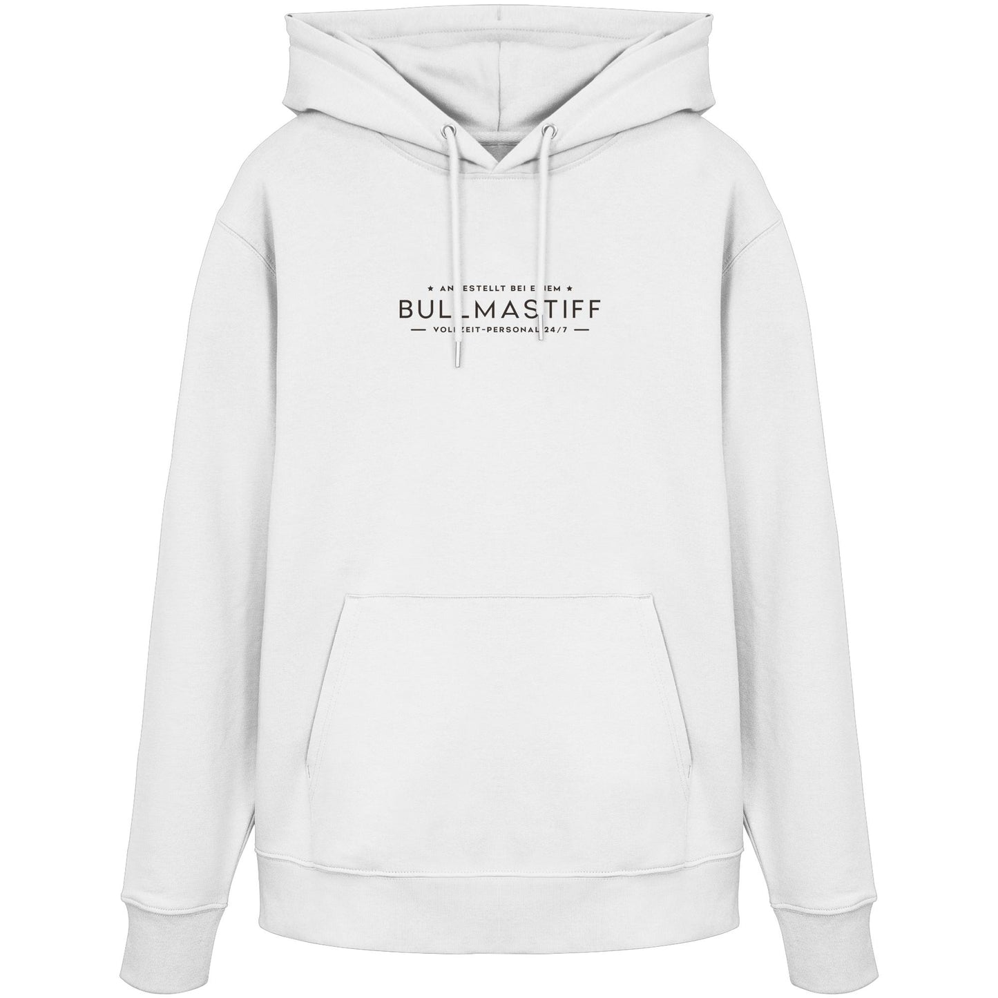 Vollzeit-Personal - Bullmastiff - Organic Hoodie
