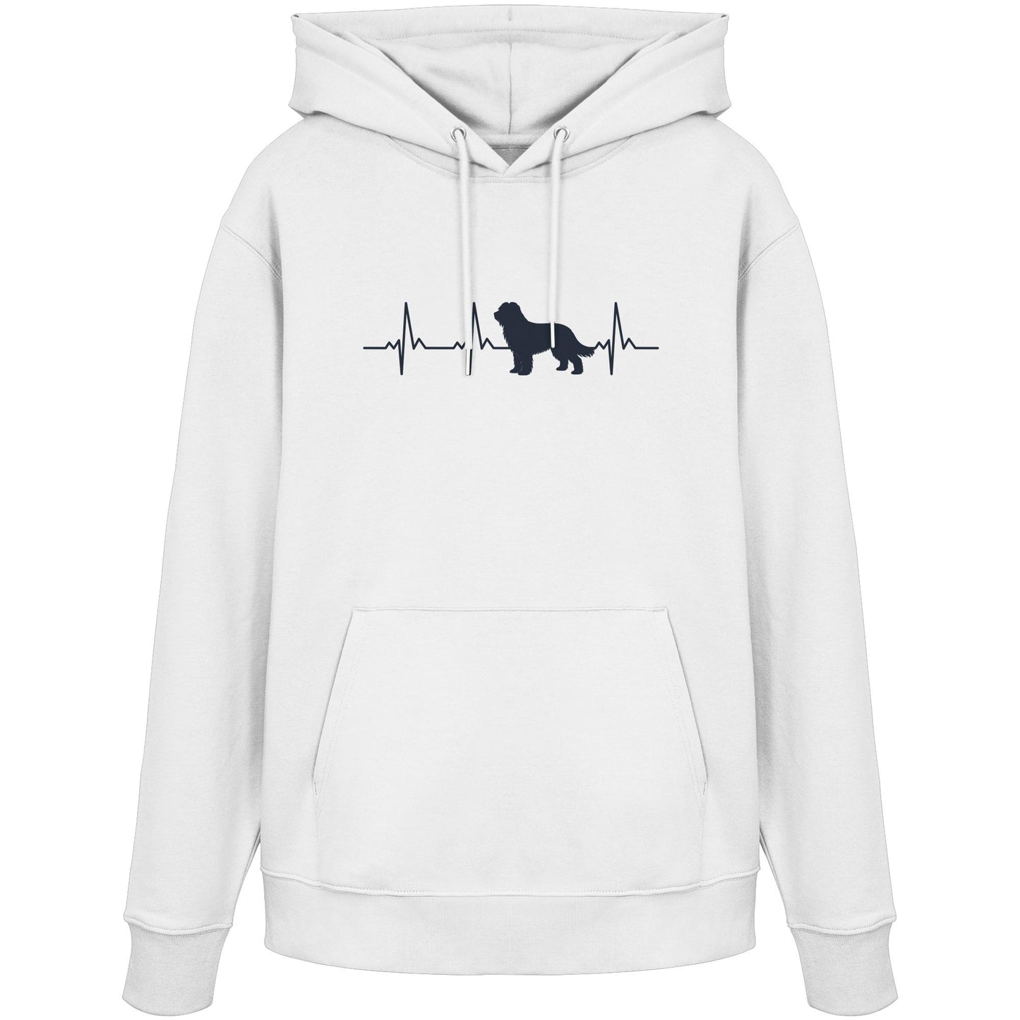 Herzschlag Briard - Organic Hoodie