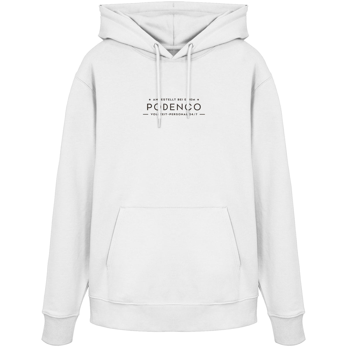Vollzeit-Personal - Podenco - Organic Hoodie