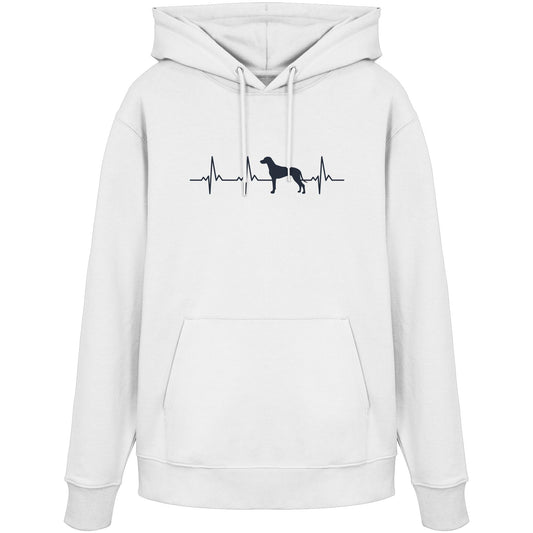 Herzschlag Rhodesian Ridgeback - Organic Hoodie