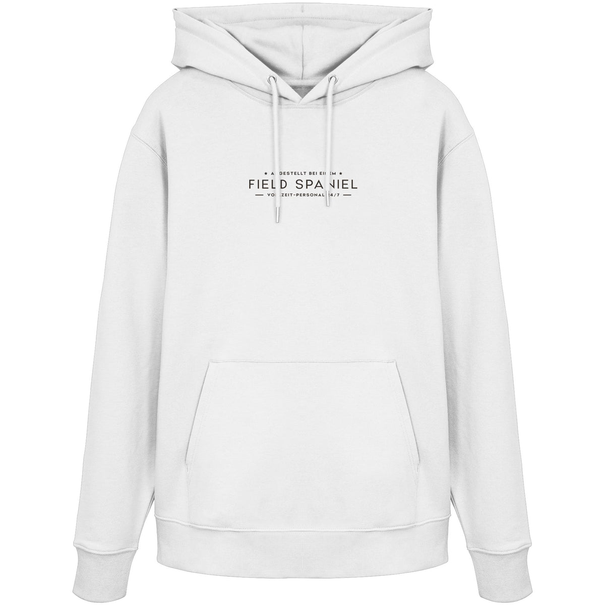 Vollzeit-Personal - Field Spaniel - Organic Hoodie