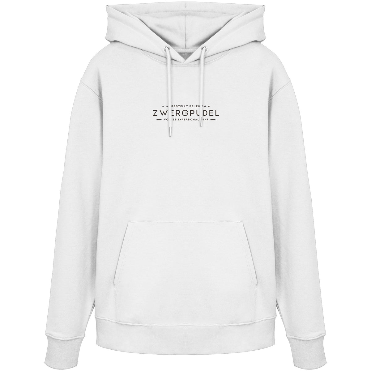 Vollzeit-Personal - Zwergpudel - Organic Hoodie