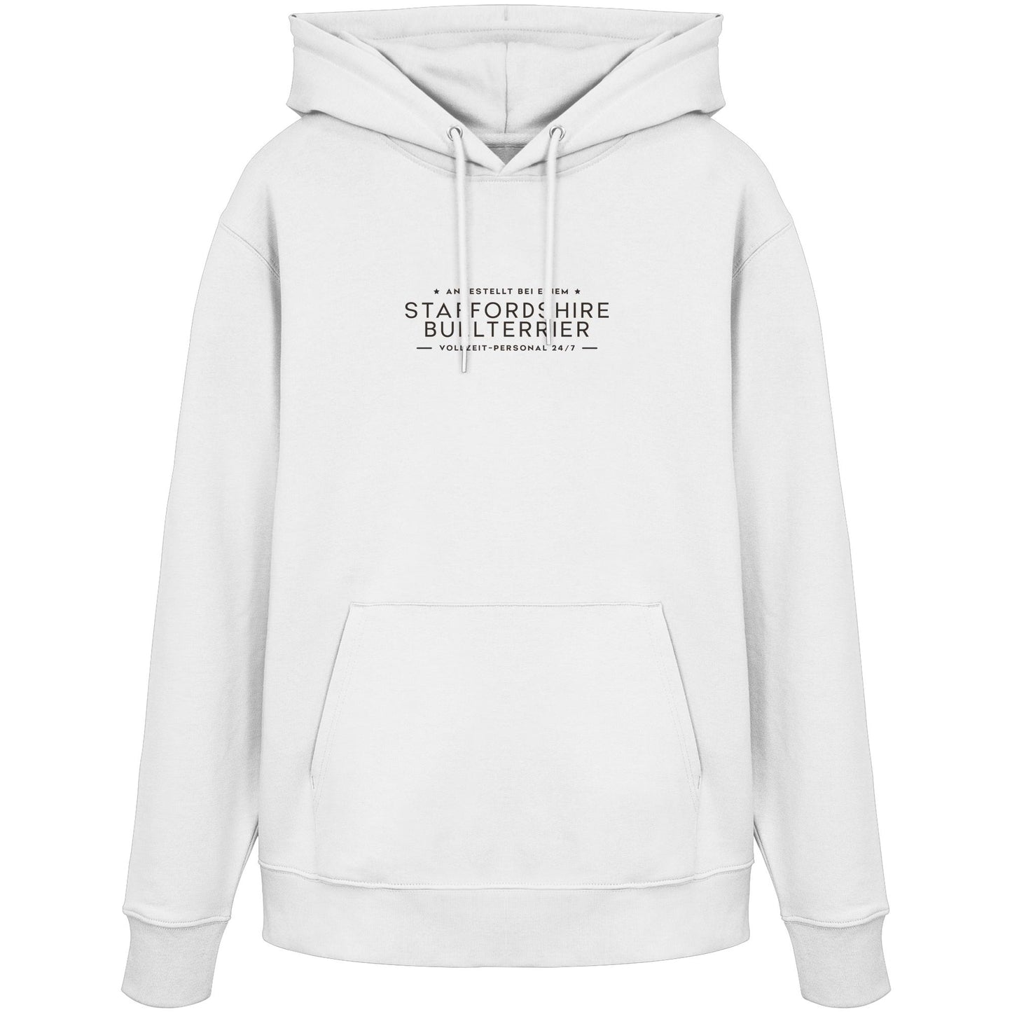 Vollzeit-Personal - Staffordshire Bullterrier - Organic Hoodie