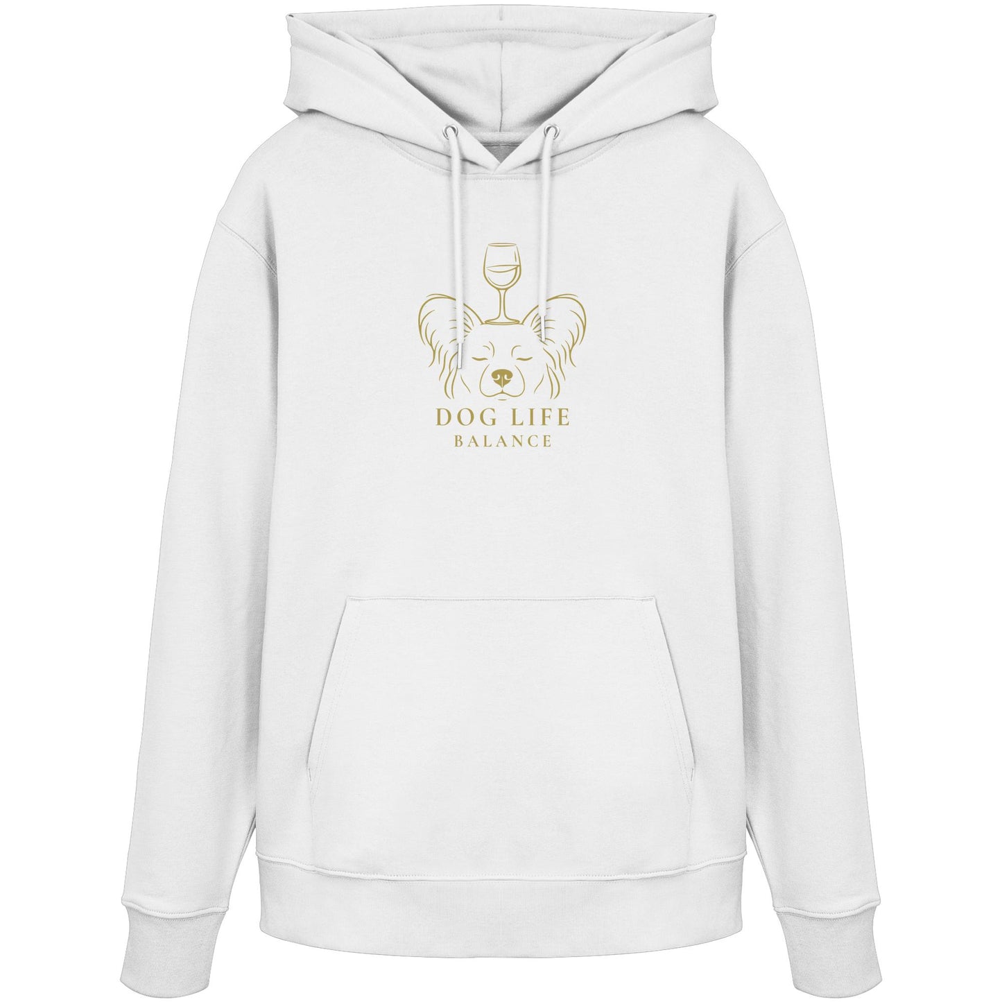 Dog Life Balance - Papillon - Organic Hoodie