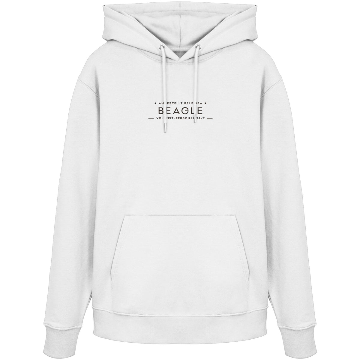 Vollzeit-Personal - Beagle - Organic Hoodie