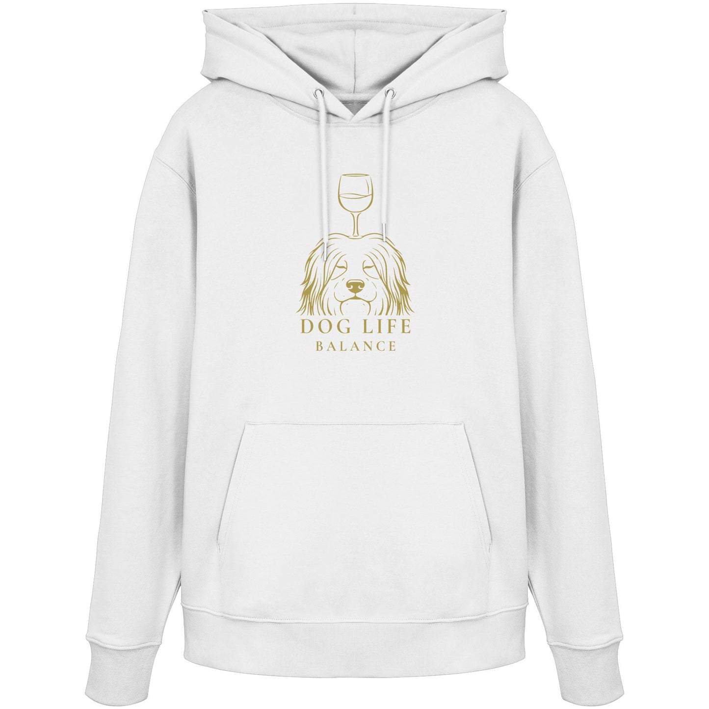 Dog Life Balance - Bearded Collie - Organic Hoodie