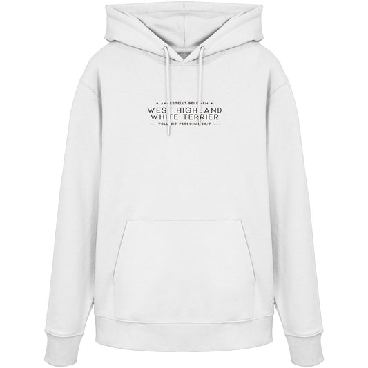 Vollzeit-Personal - West Highland White Terrier - Organic Hoodie