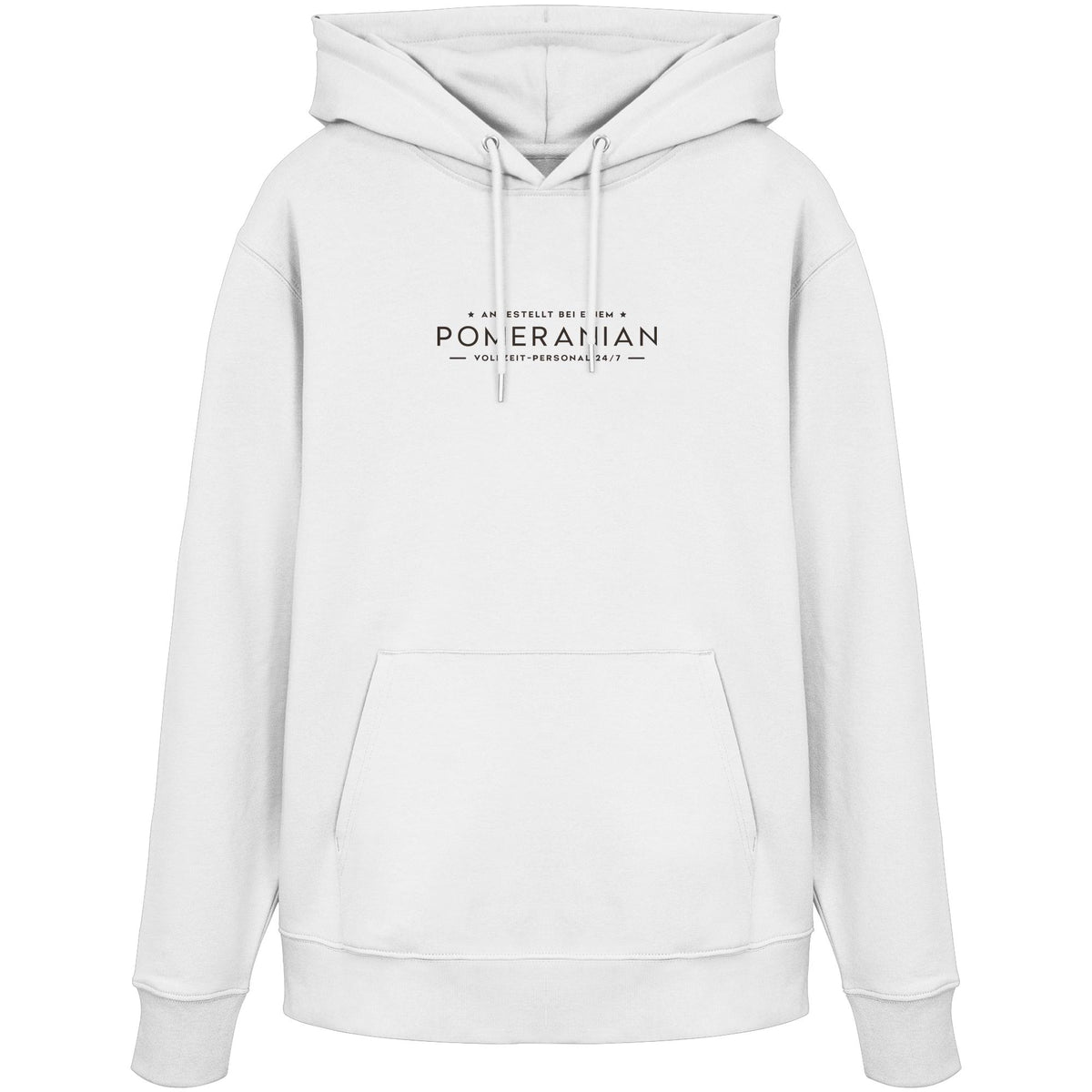 Vollzeit-Personal - Pomeranian - Organic Hoodie
