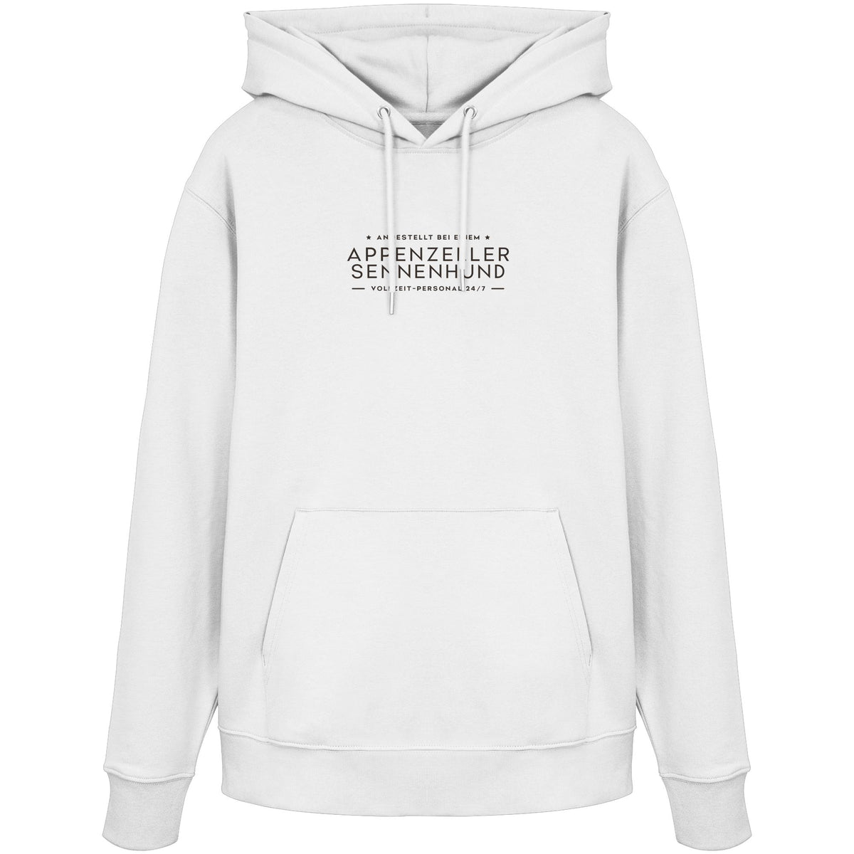 Vollzeit-Personal - Appenzeller Sennenhund - Organic Hoodie