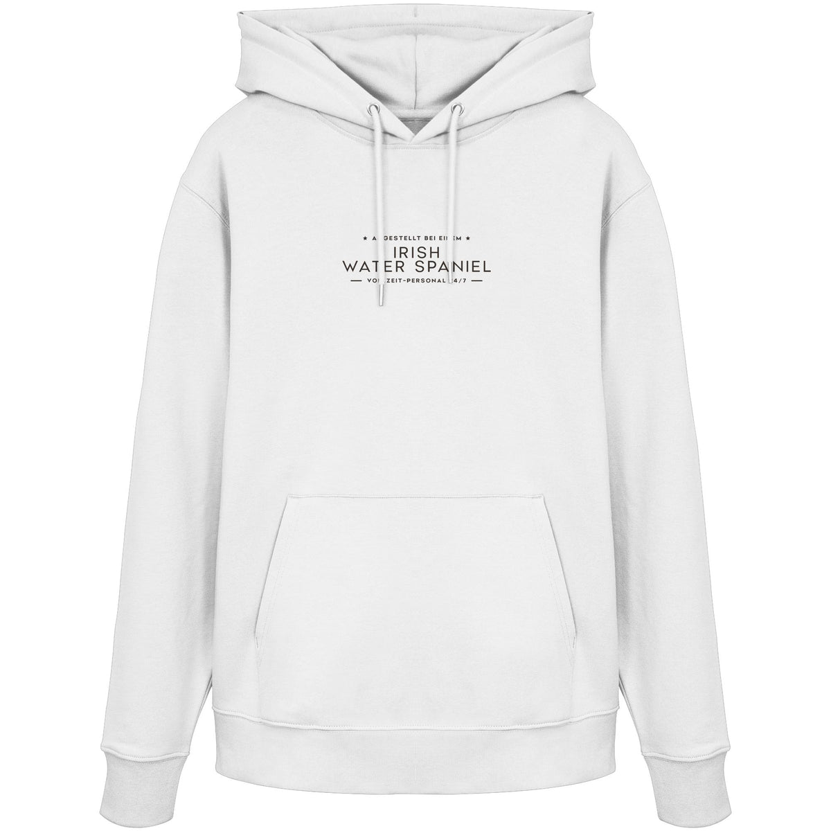 Vollzeit-Personal - Irish Water Spaniel - Organic Hoodie