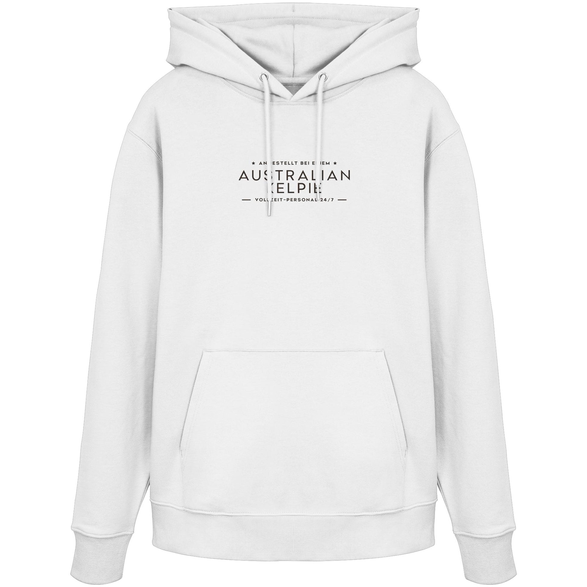 Vollzeit-Personal - Australian Kelpie - Organic Hoodie