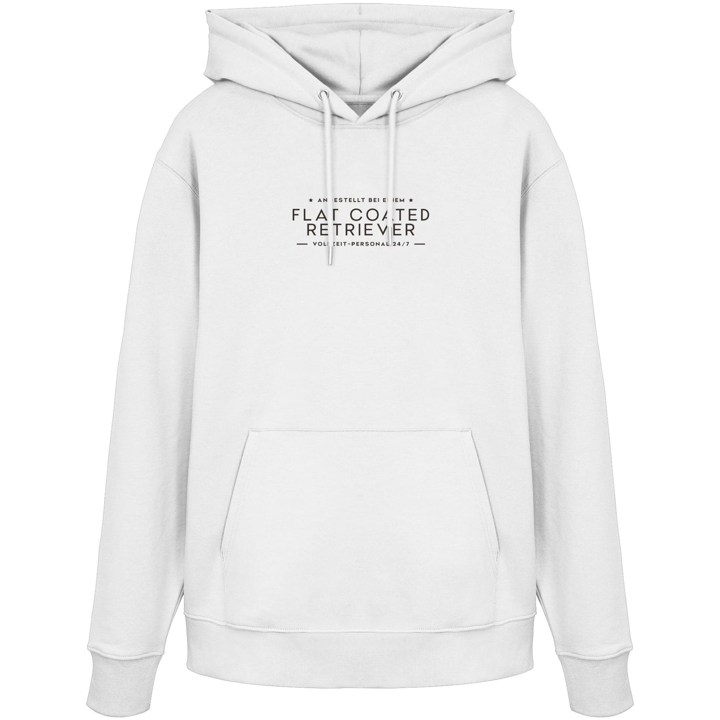 Vollzeit-Personal - Flat Coated Retriever - Organic Hoodie