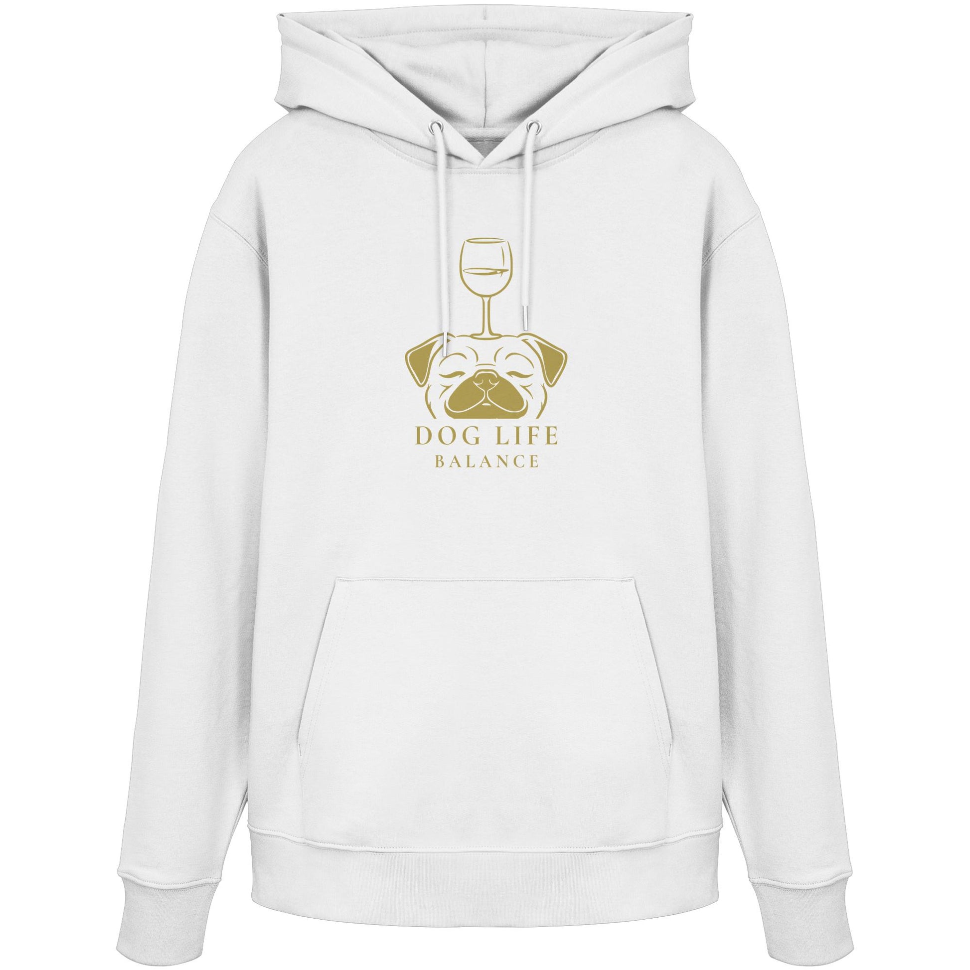 Dog Life Balance - Mops - Organic Hoodie