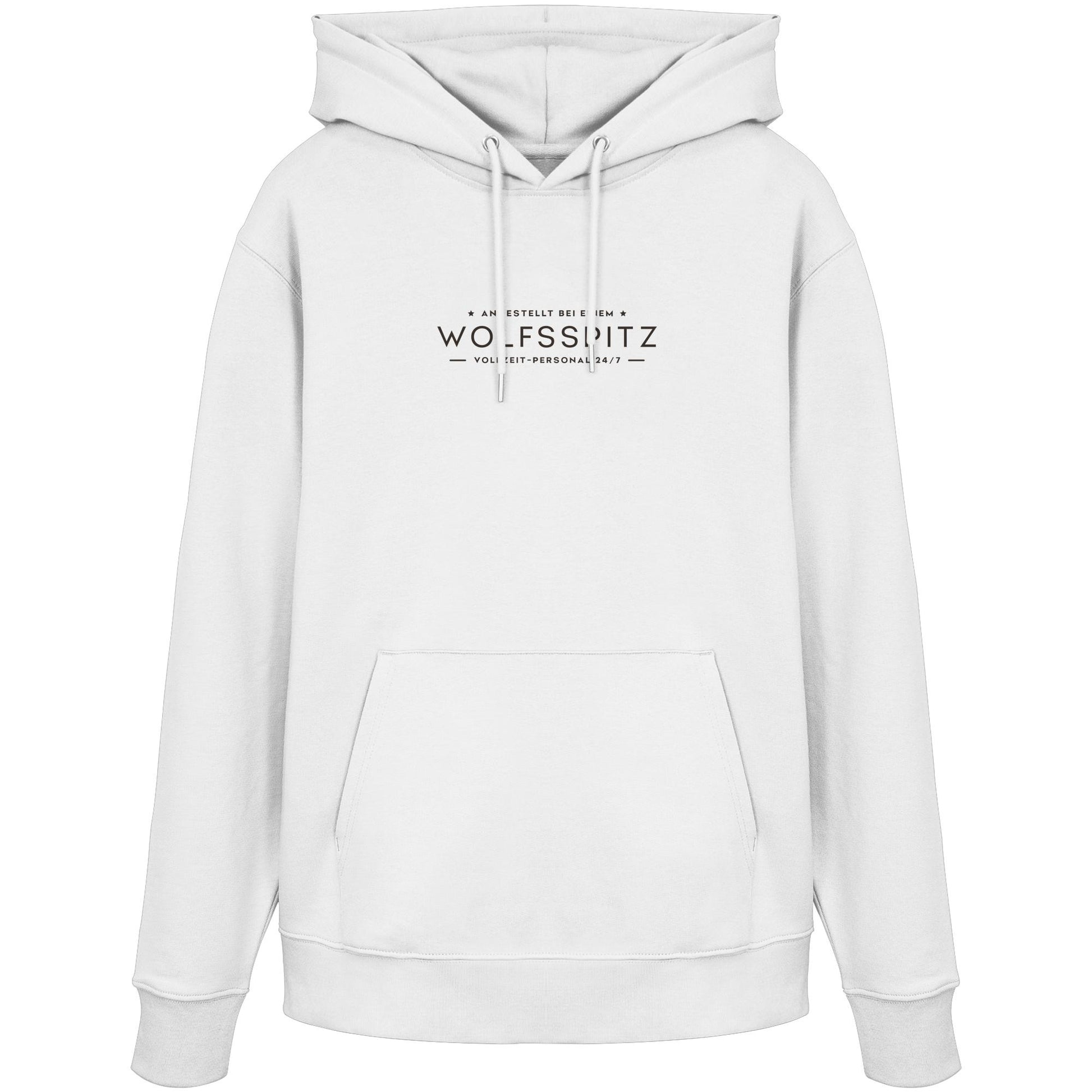 Vollzeit-Personal - Wolfsspitz - Organic Hoodie