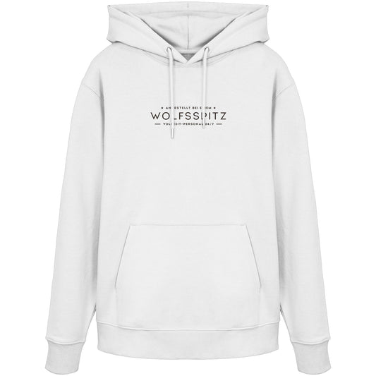 Vollzeit-Personal - Wolfsspitz - Organic Hoodie