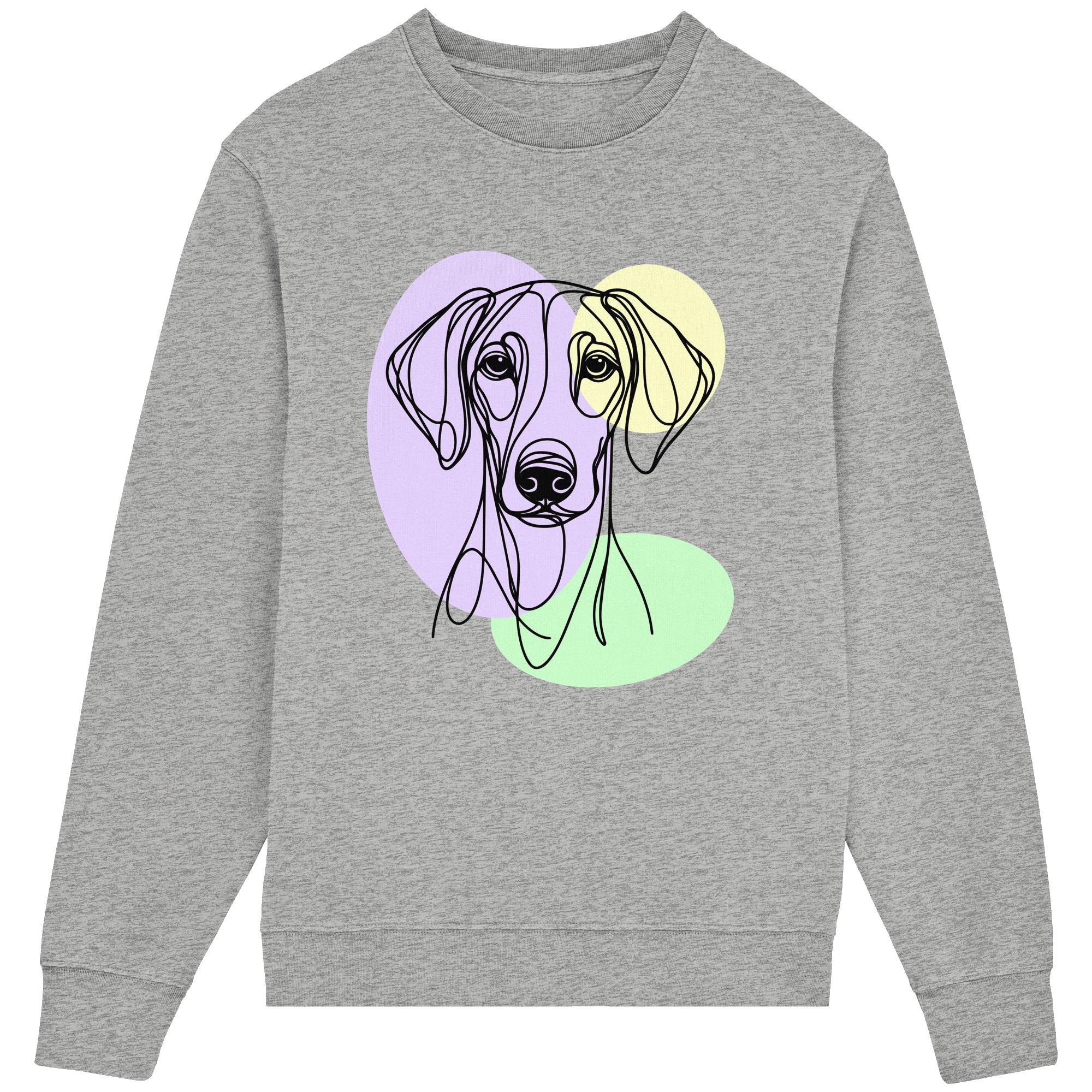 Line Art - Süßer Dobermann - Organic Lightweight Sweatshirt