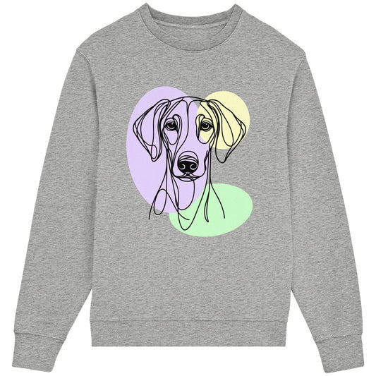 Line Art - Süßer Dobermann - Organic Lightweight Sweatshirt