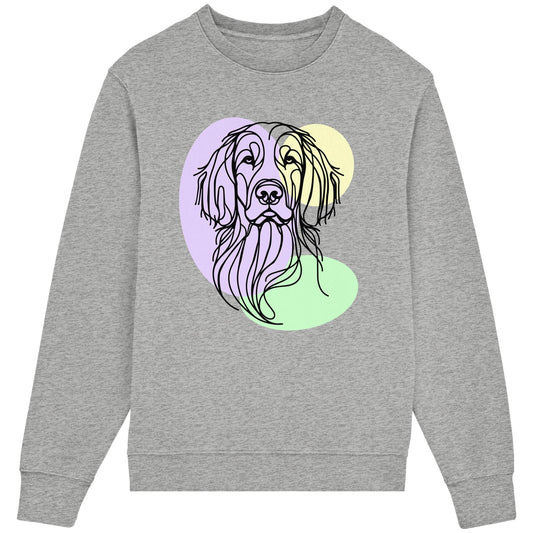 Line Art - Süßer Irish Setter - Organic Lightweight Sweatshirt